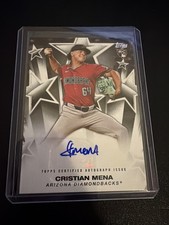 2025 Topps Chrome Rookie Autographs Cristian Mena