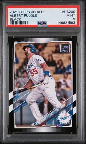 Albert Pujols - 2021 Topps Update Black PSA 9 21/70