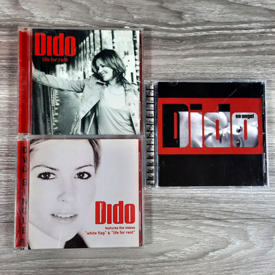 Dido CD Lot No Angel Life For Rent White Flag DVD Adult Contemporary Pop