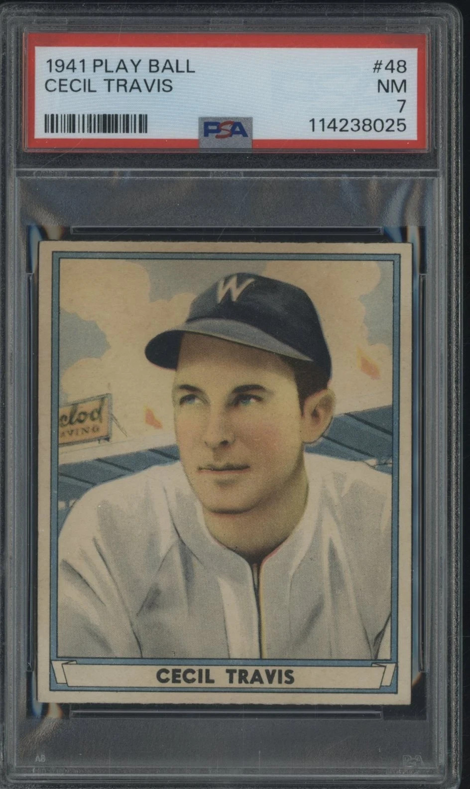 1941 Play Ball #48 Cecil Travis PSA 7 (((PERFECT CENTERING))) Best Price on eBay