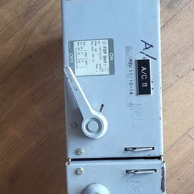 FDP Unit Fusible Disconnect Switch 600A 600V AC 3-Pole Type 3 Ext FDPF3622R