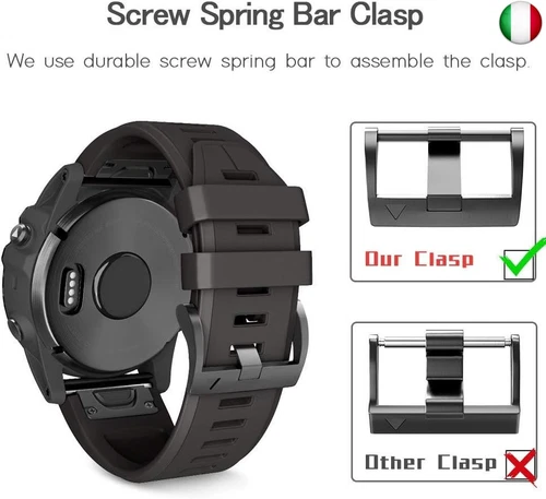 NotoCity Cinturino per Garmin Fenix 6/7/5/6 Pro/7 Pro/5 Plus, Cinturino per - Foto 4 di 7