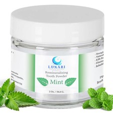 Remineralizing Mint Nano-Hydroxyapatite Tooth Powder for Sensitive Teeth Na...