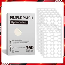 360pcs Invisible Acne Patches Hydrocolloid Pimple Spot Treatment Stickers