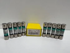 LOT OF (10) NEW OLD STOCK! COOPER BUSSMANN 3A FAST-ACTING FUSES BAF-3