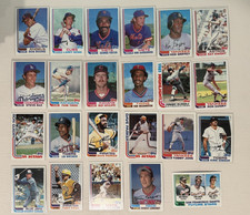 1982 TOPPS BASEBALL BULK LOT - 100+ Topps Traded and 600+ Topps Base Set Cards