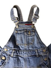 Vintage Tommy Hilfiger toddler blue jean overalls 3T Adjustable