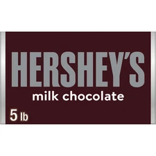 HERSHEY'S Milk Chocolate Giant, Bulk Gluten Free Giant Candy Bar, 5 Lb