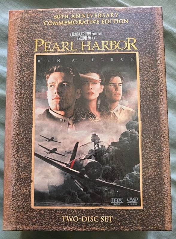 Pearl Harbor 60th Anniversary Edition Two Disc DVD Movie Set Ben Affleck
