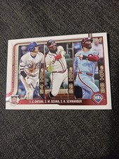 2025 Topps Baseball Series 1 #144 Shohei Ohtani / Marcell Ozuna / Kyle Schwarber
