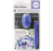 Candy Box Punch Board by We R Memory Keepers W/ 2 Way Punch Board, Scoring Tool