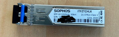 Original Sophos SFP-LX Transceiver Glasfaser (ITFZTCHLX), Firewall