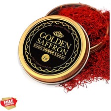 Finest Pure All Red Saffron Threads, Grade A Super Negin, Non-GMO Verified....