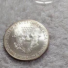 U.S. Mint American Eagle 1991 1 oz Silver Coin Business Strike Uncertified