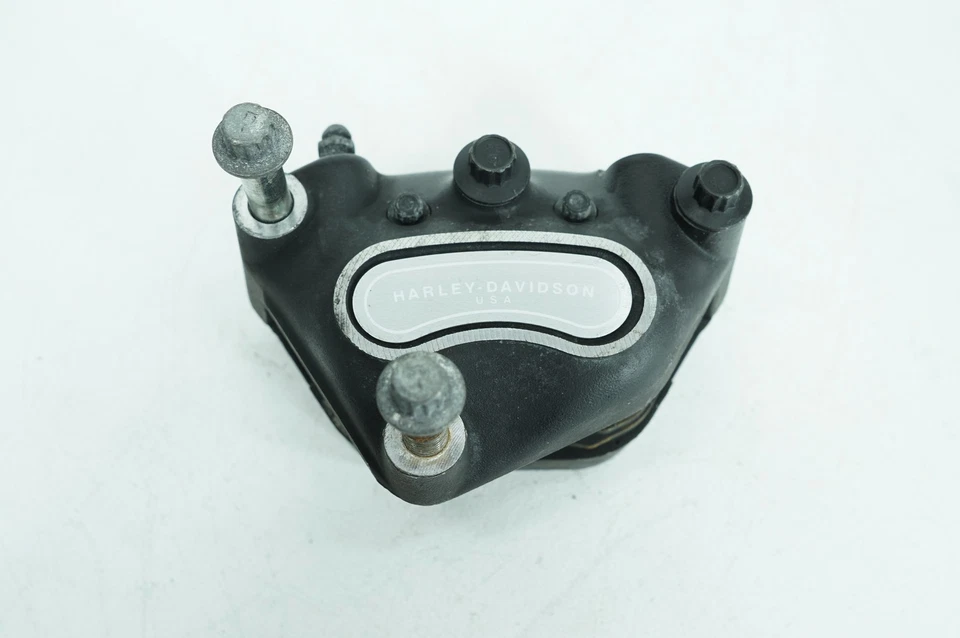 2006 Harley Dyna FXDBI Street Bob OEM Front Left 1 Brake Caliper Black 44046-00D - Image 4 of 4