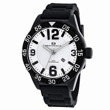 Oceanaut Aqua One Quartz Black and White Dial Mens Watch OC2711 48 mm Excellent