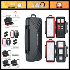 48 Slot Weatherproof Memory Card Case Holder for CFexpress, XQD, SD  MicroSD Ca