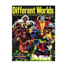 Different Worlds Magazine - 23 "Superhero 2044 Module, Champions" VG