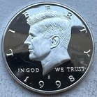 1998-S Kennedy Half Dollar Proof 90% Silver-INV#8588