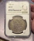1889 Morgan Silver Dollar NGC MS63 Toning ☀️