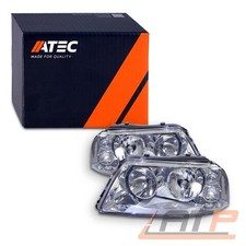 2x SCHEINWERFER H7/H1 CHROM MIT STELLMOTOR LINKS + RECHTS FÜR VW SHARAN 7M 00-10