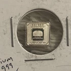 1 Gram Geiger Silver Bar In Flip .999 Silver Bar Germany