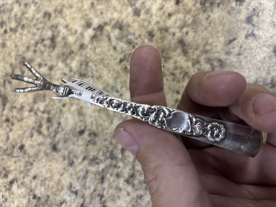 #ad #ad Whiting HERALDIC 1880 Sterling Silver Sugar Tongs w GW 4 1 2quot; $55.99