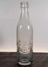 Nice Early 1900s Hugo Zobjeck Hobart IN IND INDIANA Soda Water Bottle Hand Tool