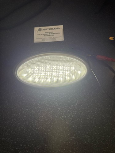 SUPER BRIGHT 12/24V LED AWNING LIGHT CARAVAN/MOTORHOME/BOAT SILVER CASING - Picture 5 of 6