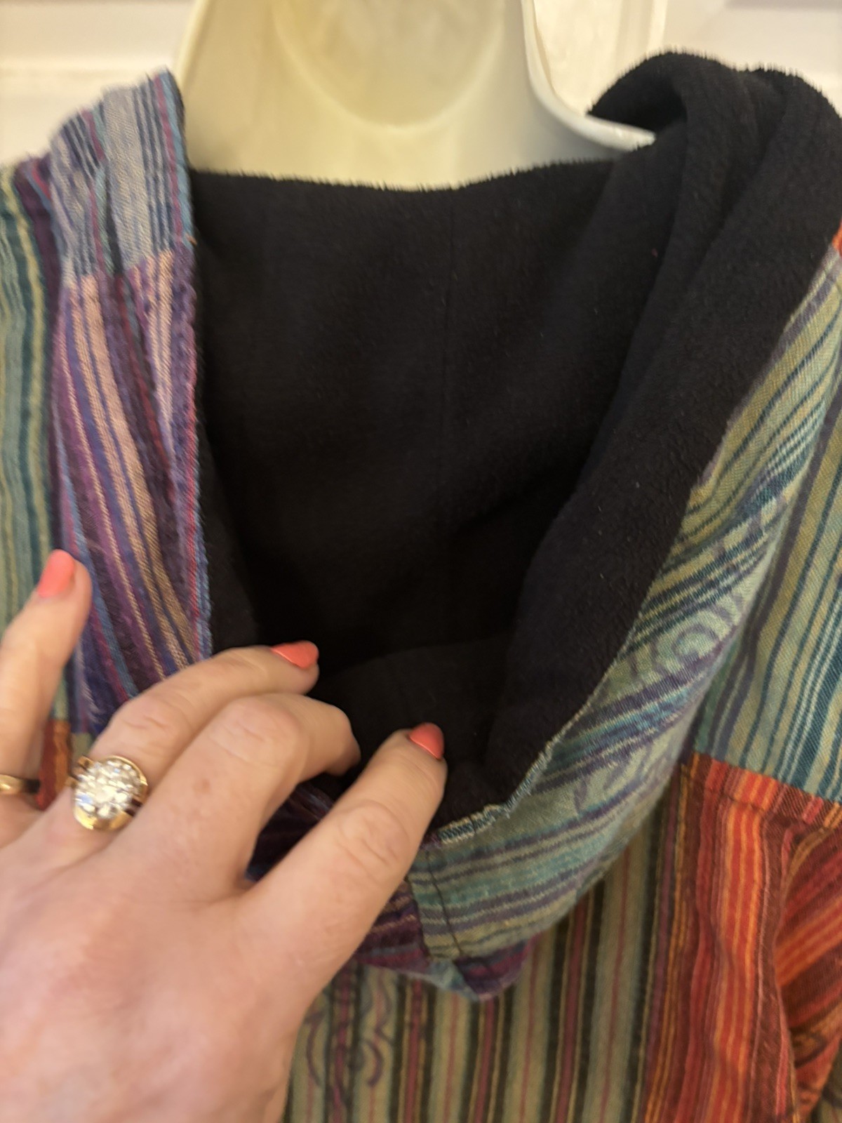 FUNKY THREADS Patchwork Coat Unisex Jacket Boho H… - image 11