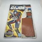Cobra Viper V1 Vintage GI Joe Full Card Back Uncut File Card 1985 Hasbro ARAH #1