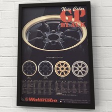 Vintage ad Watanabe Wheel 80s GP muffler suspention stock Mirrors body Drift 