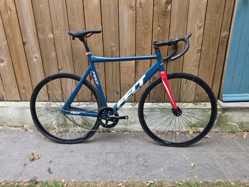Felt TK3 Track Frameset 58cm Frame Aluminium. Recently Powder Coated + Decal