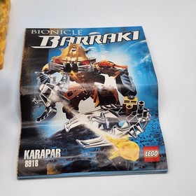 Lego Bionicle: Carapar (8918) Complete With Box Canister & Manual READ