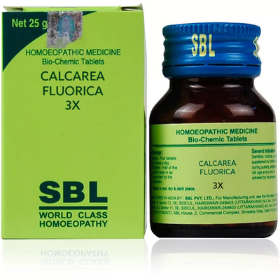 SBL Homeopathic Calcarea Fluoricum Bio Chemic Tablets (25g)