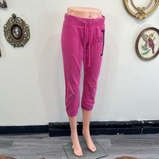 Vintage Y2K Victoria's Secret PINK Hot Pink Cropped Sweatpants