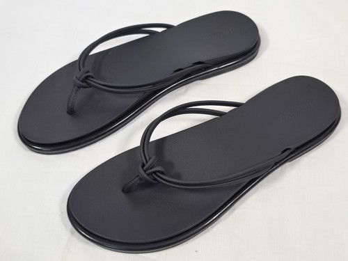 WOMEN'S OLUKAI BLACK 'AKA KNOTTED STRAPS BEACH/POOL FLIP FLOP SANDALS SIZE 9 NWT - Picture 4 of 11