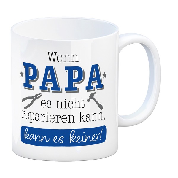 Papa Geschenk Kaffeebecher Mit Spruch Wenn Papa Scheitert Scheitert Jeder-image