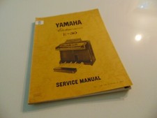 Yamaha Electone Organ E-30 Service Repair Shop Manual Schematics Parts Catalog
