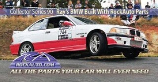 ROCKAUTO COLLECTOR CAR MAGNET #90 1995 BMW M3R