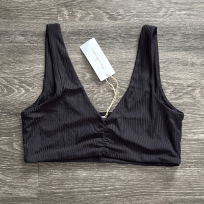 NWT Urban Outfitters Desert Dreamer Ribbed Black Bikini Top Size 3X