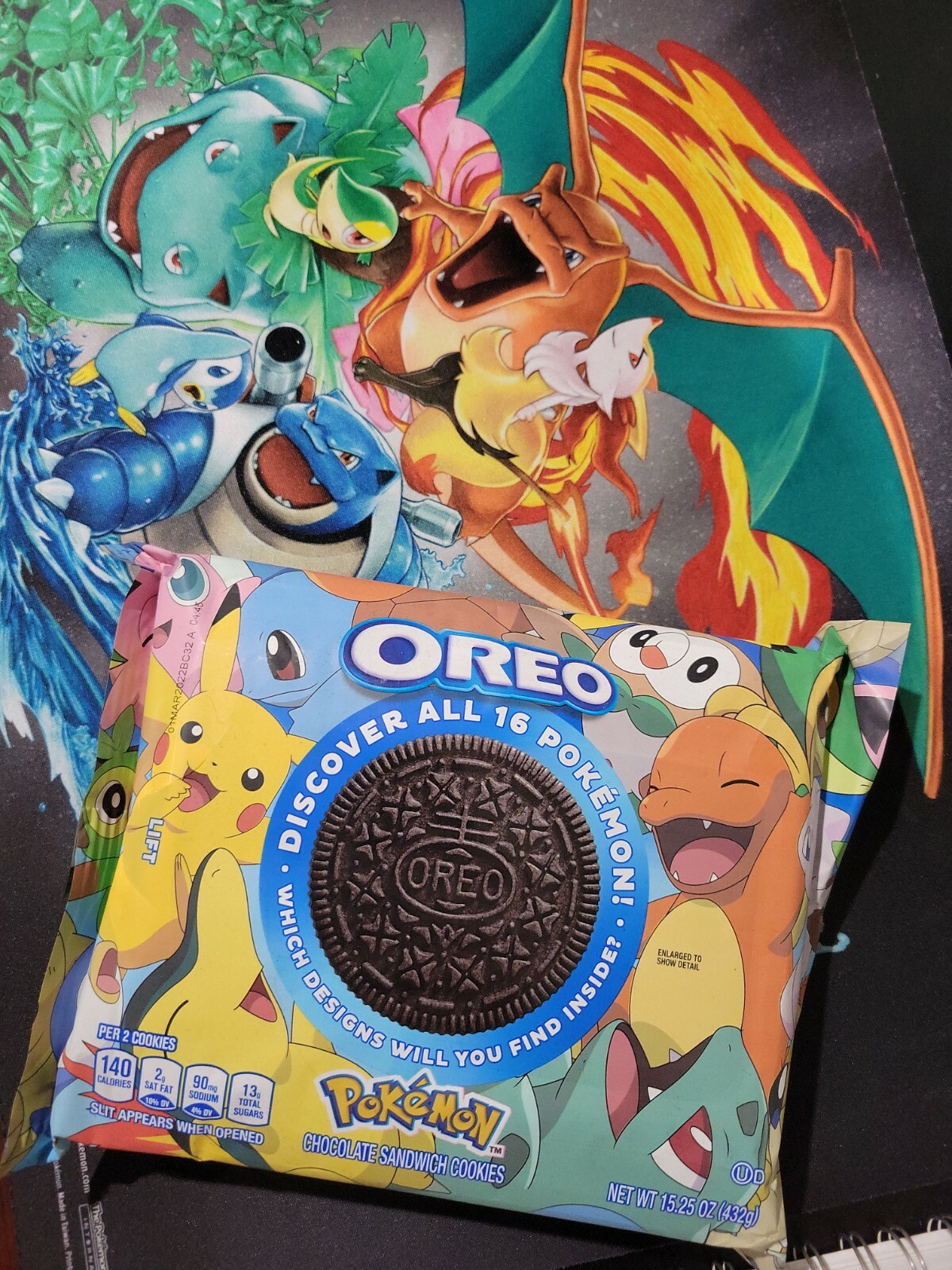 FACTORY SEALED! Oreo Pokémon Chocolate Sandwich Cookies | eBay