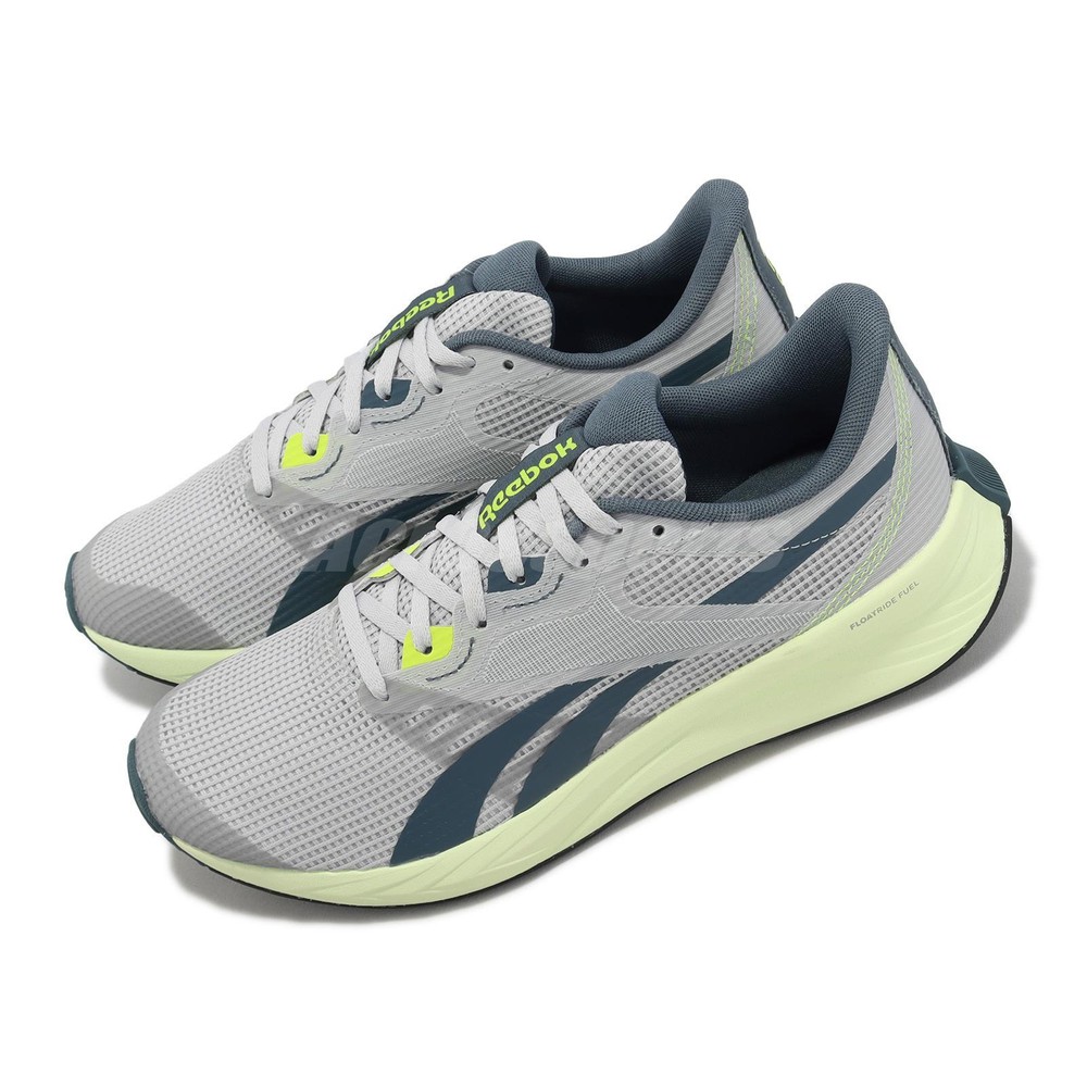 Reebok Energen Tech Plus Light Solid Grey Laser Lime Men Running Shoes 100033976