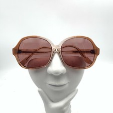 Vintage Titmus Brown Pearl Oval Sunglasses FRAMES ONLY