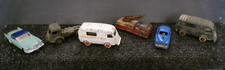 6 voitures dont panamericaine + fourgons renault pour pieces + boite dinky toys