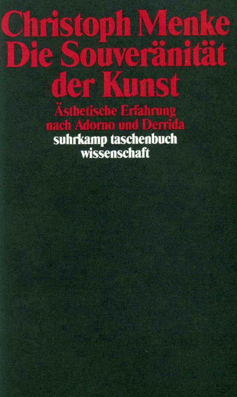 Thumbnail - Die Souveränität Der Kunst Christoph Menke