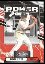 2021 Panini Absolute - Power Rafael Devers #PO-9 Green