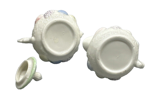 Vintage Berry and Flower Cream and Sugar Set - Picture 7 of 7