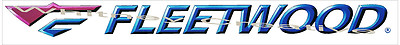 FLEETWOOD RV LOGO Decal IN FULL COLOR 34.5'' x 3''
