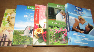 13 Julia Bianca oder Romana Romane,  5 Taschenbände mit 1 - 3 Geschichten po413